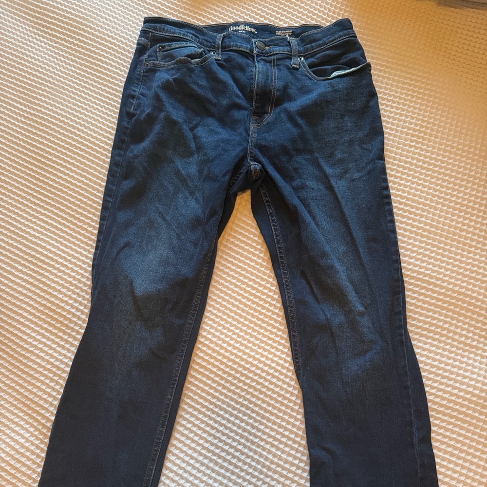 Goodfellow & Co Dark Blue Slim Straight Jeans